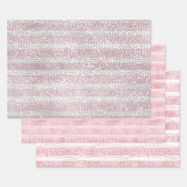 Feuille De Papier Cadeau Anniversaire de l'étincelle blanche (Lot)