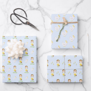 Feuille De Papier Cadeau Anniversaire de Tulip