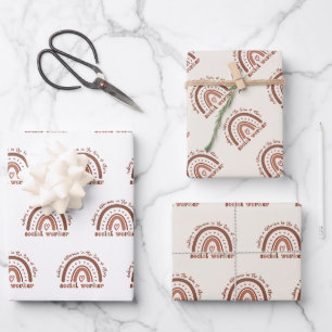 Feuille De Papier Cadeau Appréciation des travailleurs sociaux Cadeaux d'ét