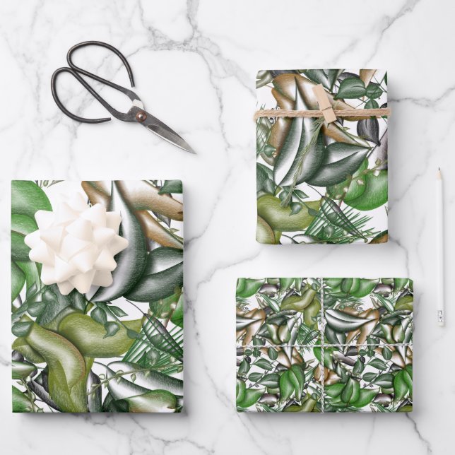 Feuille De Papier Cadeau Aquarelle (Recto)