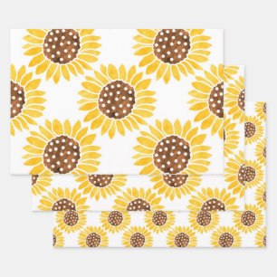 Feuille De Papier Cadeau Aquarelle Silhouette Motif