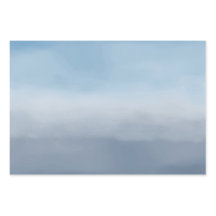 Aquarelle Smoky Blue Ombre