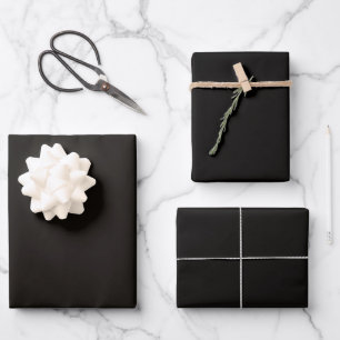 Feuille De Papier Cadeau Araignée en métal clair Fumé noir Tons 3