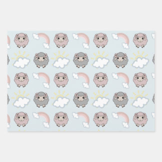 Feuille De Papier Cadeau Arc-en-ciel