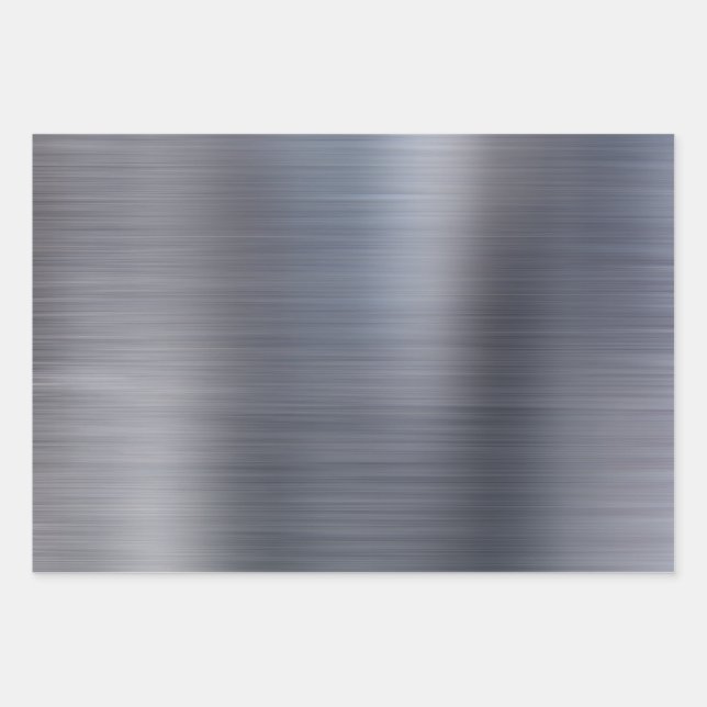 Feuille De Papier Cadeau Argent et or (Devant)