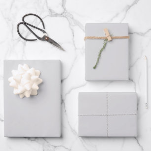 Feuille De Papier Cadeau Argent léger