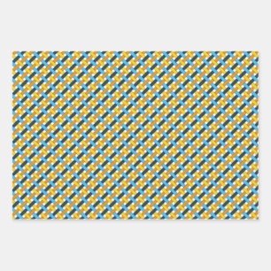 Feuille De Papier Cadeau AroAce Sunset Pride Tissé Motif sans couture