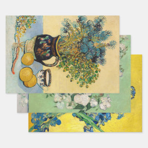 Feuille De Papier Cadeau Art de Vincent Van Gogh, Découpage