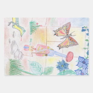 Feuille De Papier Cadeau Artisanat sur mesure pour les enfants, jouet pour 