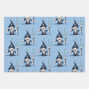 Feuille De Papier Cadeau Assistant Magie