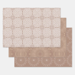 Feuille De Papier Cadeau Astronomie Astrologie céleste Rayons cosmiques