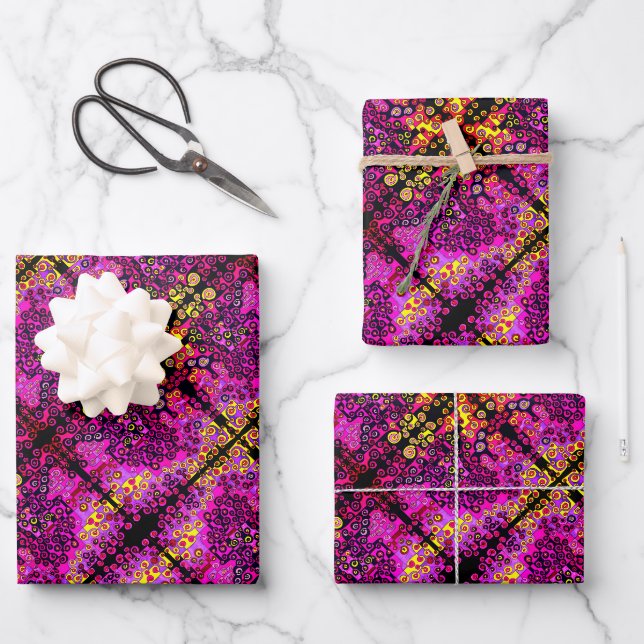 Feuille De Papier Cadeau Attrape-moi si tu peux Pinky ! (Recto)