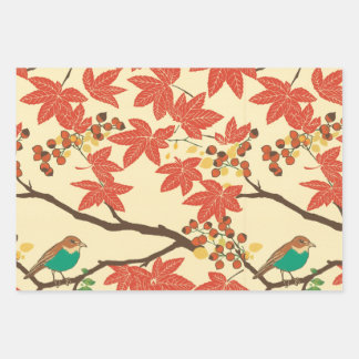 Feuille De Papier Cadeau Autumn is changing colors