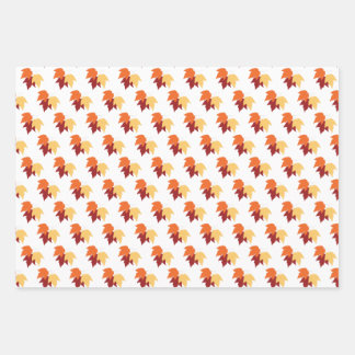 Feuille De Papier Cadeau “Autumn Maple Leaves” Gift Wrap
