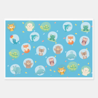 Feuille De Papier Cadeau Babyboy garçon bébé cadeau de douche