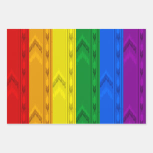 Feuille De Papier Cadeau Backrooms Pride Arc-en-ciel