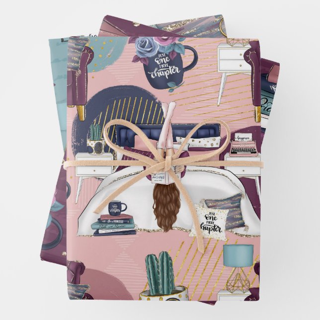 Feuille De Papier Cadeau Basculement (En situation)