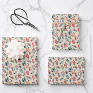 Feuille De Papier Cadeau Beach Hut