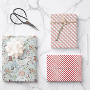 Feuille De Papier Cadeau Bébé son Baby shower froid à l'extérieur de l'hive