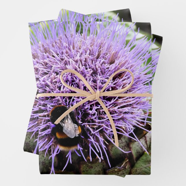 FEUILLE DE PAPIER CADEAU BEE (En situation)