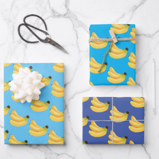Feuille De Papier Cadeau Belle Banane Fruit