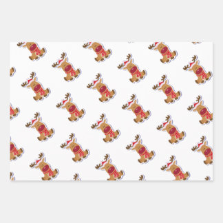 Feuille De Papier Cadeau Belle Gazelle