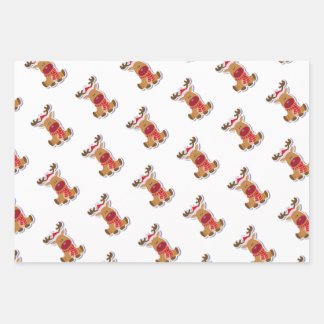 Feuille De Papier Cadeau Belle Gazelle