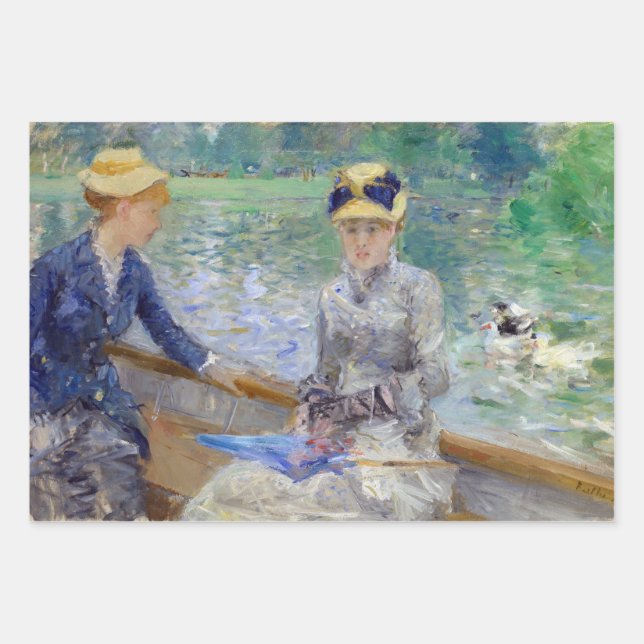 Feuille De Papier Cadeau Berthe Morisot - Jour de l'été (Devant)