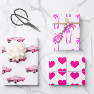 Feuille De Papier Cadeau Besoin Malibu Pink Doll Beach