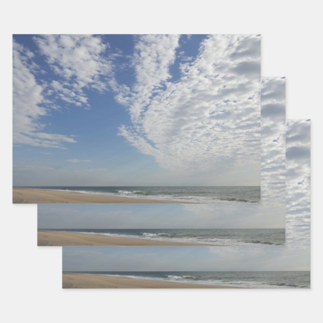 Feuille De Papier Cadeau Bethany Beach II (Lot)