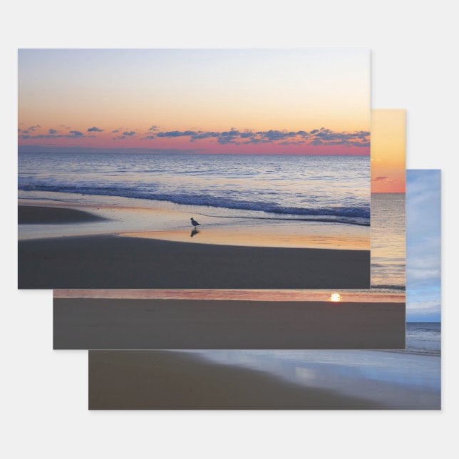 Feuille De Papier Cadeau Bethany Beach Sunrise I (Lot)