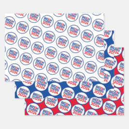 Feuille De Papier Cadeau Biden Harris 2024