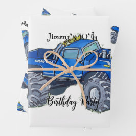 Feuille De Papier Cadeau Big pickup truck