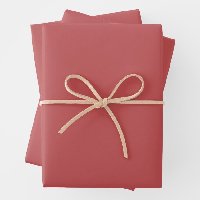 Feuille De Papier Cadeau Bittersweet Shimmer (couleur solide) (En situation)