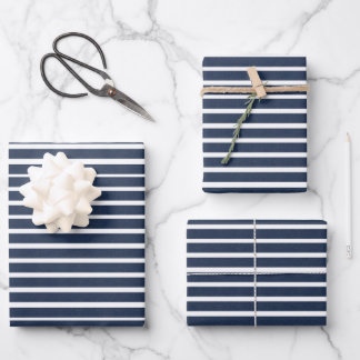 Feuille De Papier Cadeau Bleu bleu marine