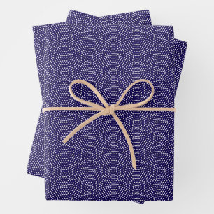 Feuille De Papier Cadeau Bleu foncé Même Komon (petite échelle)