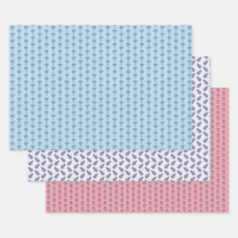 Feuille De Papier Cadeau Block Print Wrapping Paper