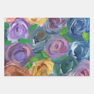 Feuille De Papier Cadeau Bloomish wrapping paper sheets