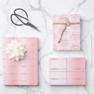 Feuille De Papier Cadeau Blush Ruban Arc Bow Mariage