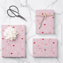 Bonbons et étoile motif