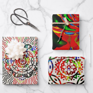 Feuille De Papier Cadeau Bonnes vibrations