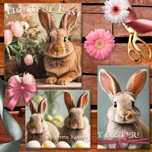 Feuille De Papier Cadeau Bonnets mignons Bonne Pâques