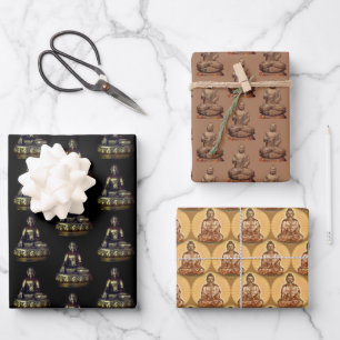 Feuille De Papier Cadeau Bouddha