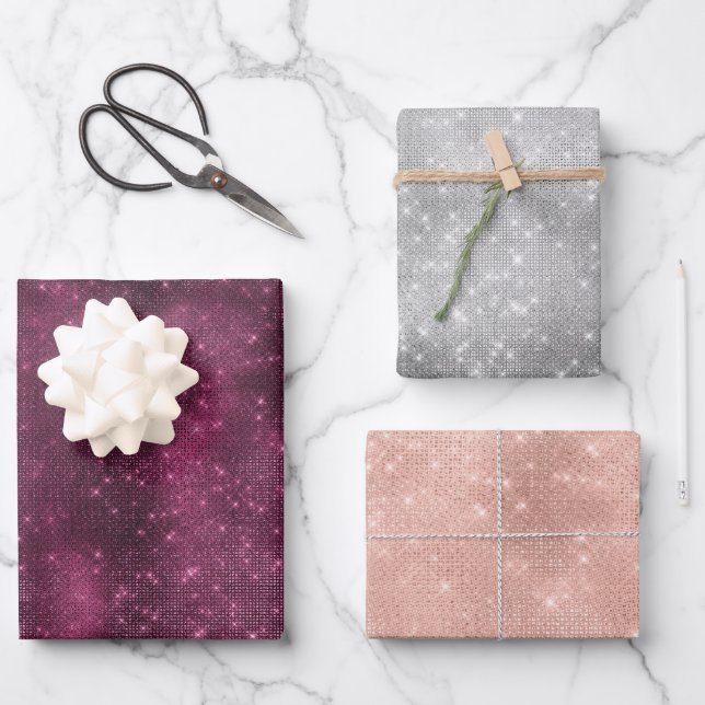 Feuille De Papier Cadeau Bourgogne (Recto)