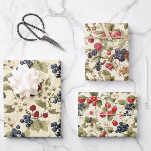 Feuille De Papier Cadeau Boysenberry