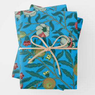 Feuille De Papier Cadeau Branches avec grenades par William Morris 