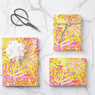 Feuille De Papier Cadeau Bright Spring Flower Print