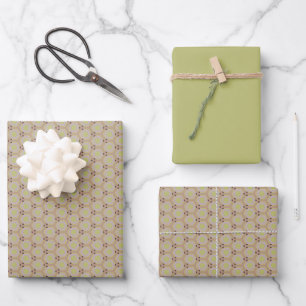 Feuille De Papier Cadeau Brochure pour peigne d'abeille géométrique Neutral