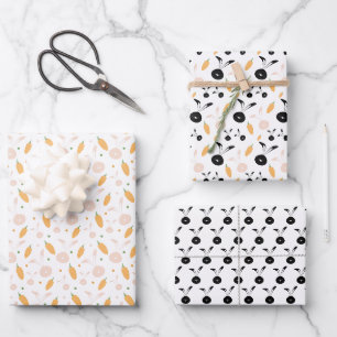 Feuille De Papier Cadeau Bunny Cute Motif de Pâques