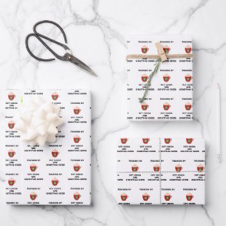 Feuille De Papier Cadeau Cacao & Noël